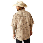ARIAT INTERNATIONAL, INC. Shirts Ariat Men's VentTEK Outbound Classic Fit Desert Mocha Short Sleeve Shirt 10048784