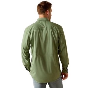 ARIAT INTERNATIONAL, INC. Shirts Ariat Men's VentTEK Outbound Classic Fit Parsley Long Sleeve Button Down Shirt 10049014