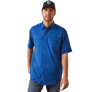 ARIAT INTERNATIONAL, INC. Shirts Ariat Men's VentTEK Outbound True Blue Classic Fit Shirt 10043345
