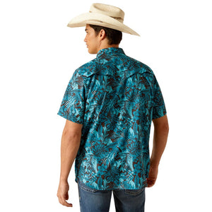 ARIAT INTERNATIONAL, INC. Shirts Ariat Men's VentTEK Short Sleeve Western Fitted Shirt 10049020