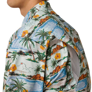 ARIAT INTERNATIONAL, INC. Shirts Ariat Men's VetTek Fair Aqua Classic Fit Short Sleeve Shirt 10043515
