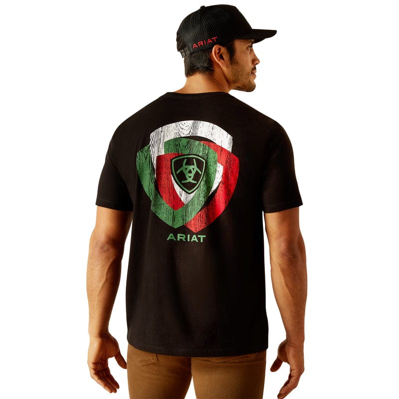 ARIAT INTERNATIONAL, INC. Shirts Ariat Men's Wooden Badges Short Sleeve Graphic T-Shirt 10051447