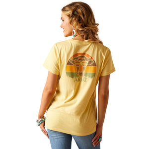 ARIAT INTERNATIONAL, INC. Shirts Ariat Women's Cow Sunset Jojoba Graphic T-Shirt 10048684