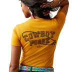 ARIAT INTERNATIONAL, INC. Shirts Ariat Women's Cowboy Posse Yellow T-Shirt 10045450