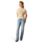 ARIAT INTERNATIONAL, INC. Shirts Ariat Women's Cowgirl Desert Oatmeal Heather Graphic T-Shirt 10048680