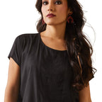 ARIAT INTERNATIONAL, INC. Shirts Ariat Women's Ellie Black Short Sleeve Top 10043674