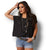 ARIAT INTERNATIONAL, INC. Shirts Ariat Women's Ellie Black Short Sleeve Top 10043674