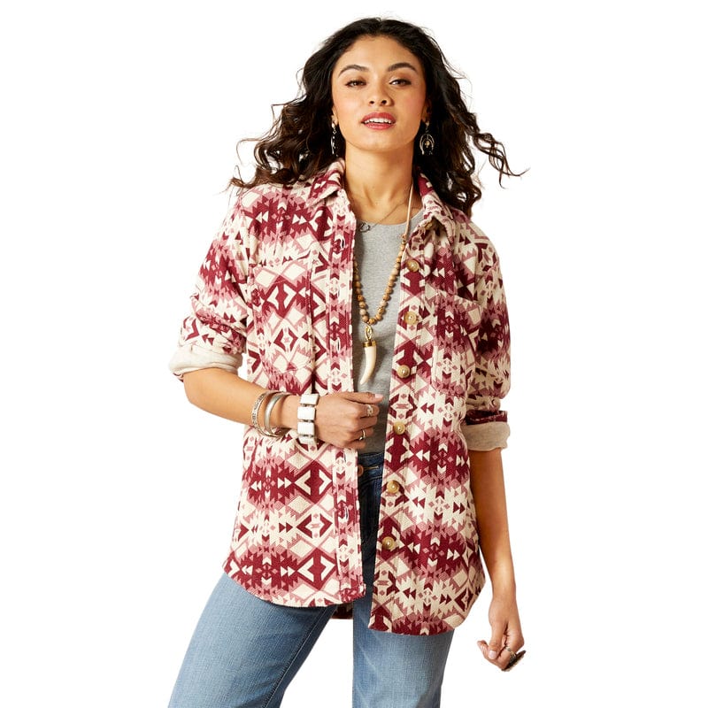 ARIAT INTERNATIONAL, INC. Shirts Ariat Women's Fillmore Southwestern Print Long Sleeve Button Down Shirt Jacket 10046274