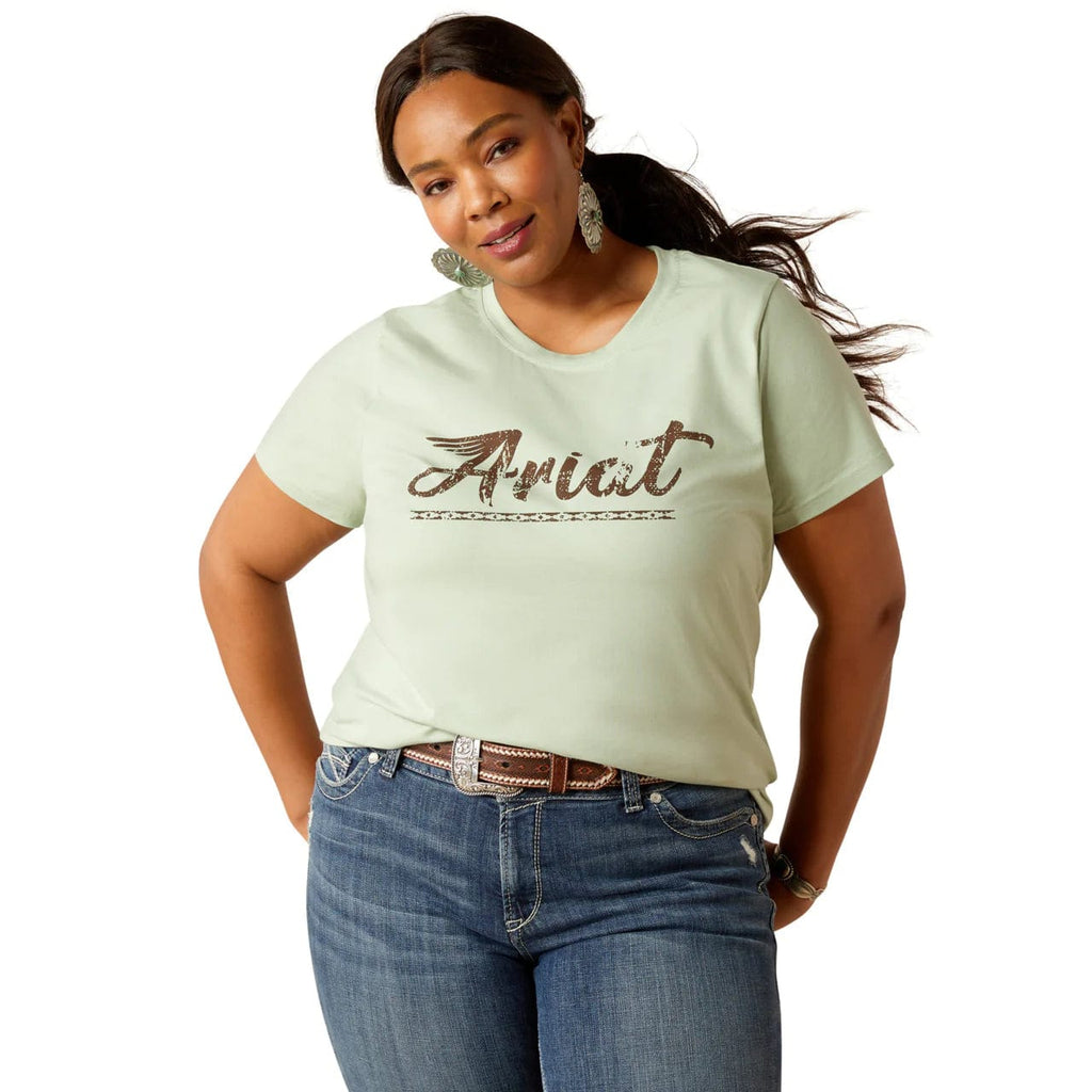 ARIAT INTERNATIONAL, INC. Shirts Ariat Women's Frosty Green Classic Fit Short Sleeve T-Shirt 10045093