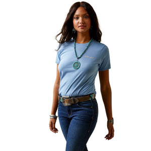ARIAT INTERNATIONAL, INC. Shirts Ariat Women's Gila River Blue T-Shirt 10045446