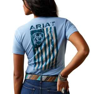 ARIAT INTERNATIONAL, INC. Shirts Ariat Women's Gila River Blue T-Shirt 10045446