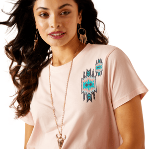 ARIAT INTERNATIONAL, INC. Shirts Ariat Women's Granger Blushing Rose Short Sleeve T-Shirt 10048645