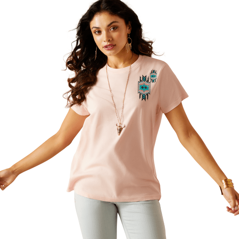 ARIAT INTERNATIONAL, INC. Shirts Ariat Women's Granger Blushing Rose Short Sleeve T-Shirt 10048645