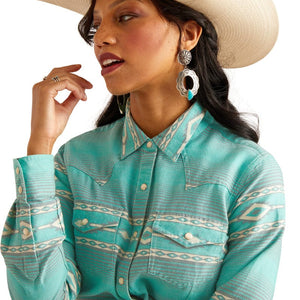 ARIAT INTERNATIONAL, INC. Shirts Ariat Women's Jadeite Long Sleeve Western Snap Shirt 10048700