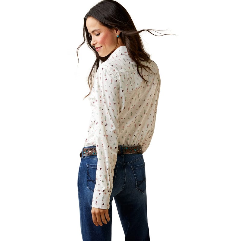 ARIAT INTERNATIONAL, INC. Shirts Ariat Women's Kirby Santa Fe Stretch Long Sleeve Shirt 10044947