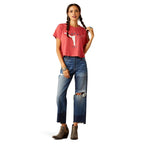 ARIAT INTERNATIONAL, INC. Shirts Ariat Women's Lone Star Garnet Rose Graphic T-Shirt 10051299