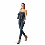 ARIAT INTERNATIONAL, INC. Shirts Ariat Women's Multi Colored Howdy Print Top 10045012