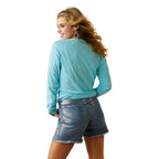 ARIAT INTERNATIONAL, INC. Shirts Ariat Women's Pointelle Gulf Stream Long Sleeve Henley Top 10043414