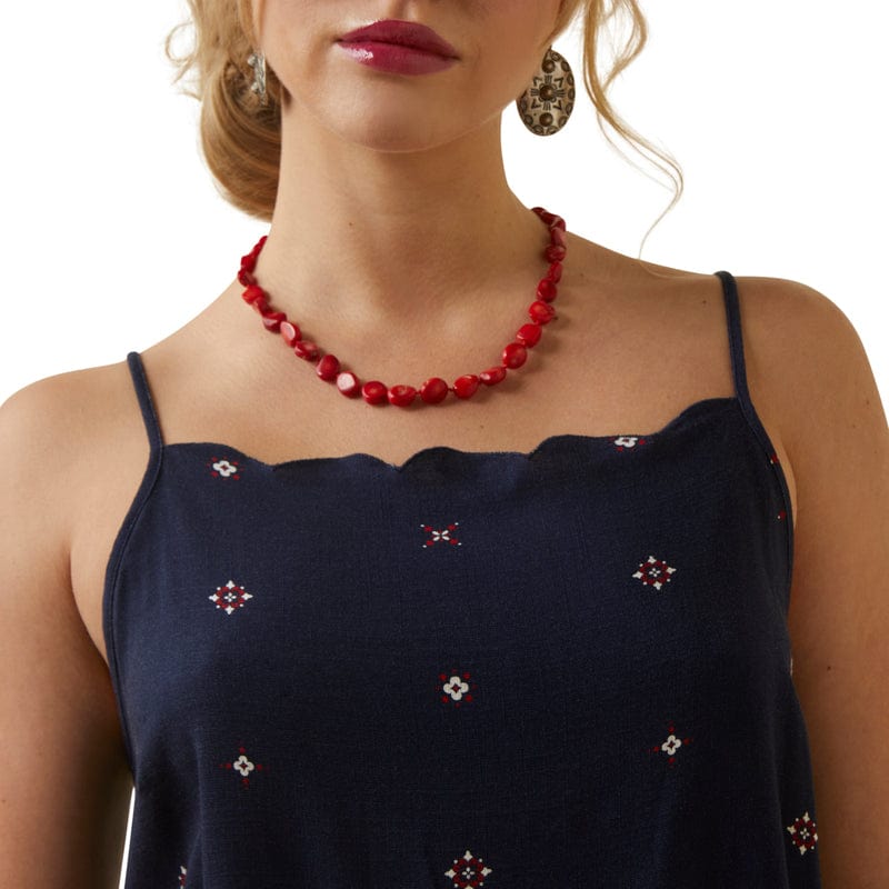 ARIAT INTERNATIONAL, INC. Shirts Ariat Women's Presley Navy Eclipse Tank Top 10045084