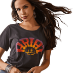 ARIAT INTERNATIONAL, INC. Shirts Ariat Women's Rainbow Charcoal Heather T-Shirt 10044606