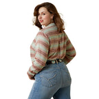 ARIAT INTERNATIONAL, INC. Shirts Ariat Women's REAL Billie Jean Sagebrush Serape Long Sleeve Shirt 10045044
