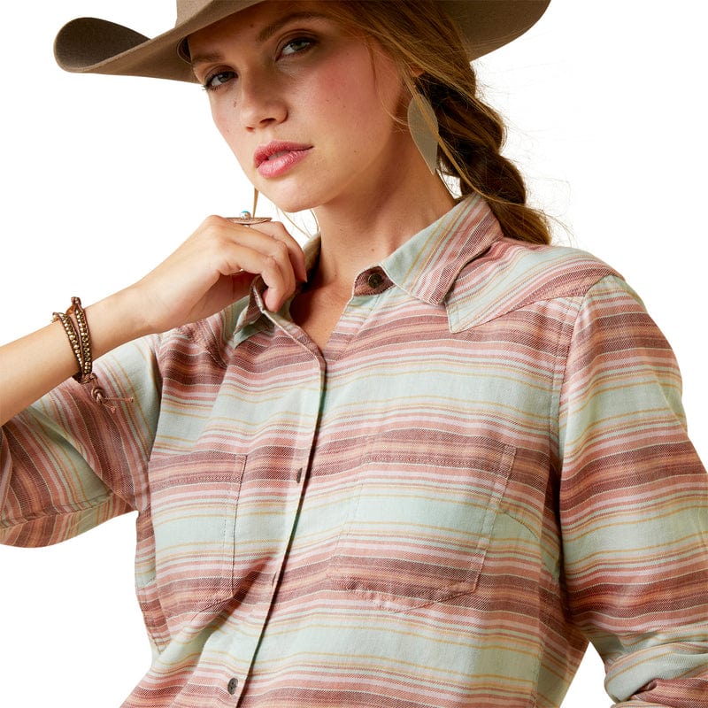Ariat R.E.A.L. Billie Jean Ladies Shirt - Blackhawk Ikat