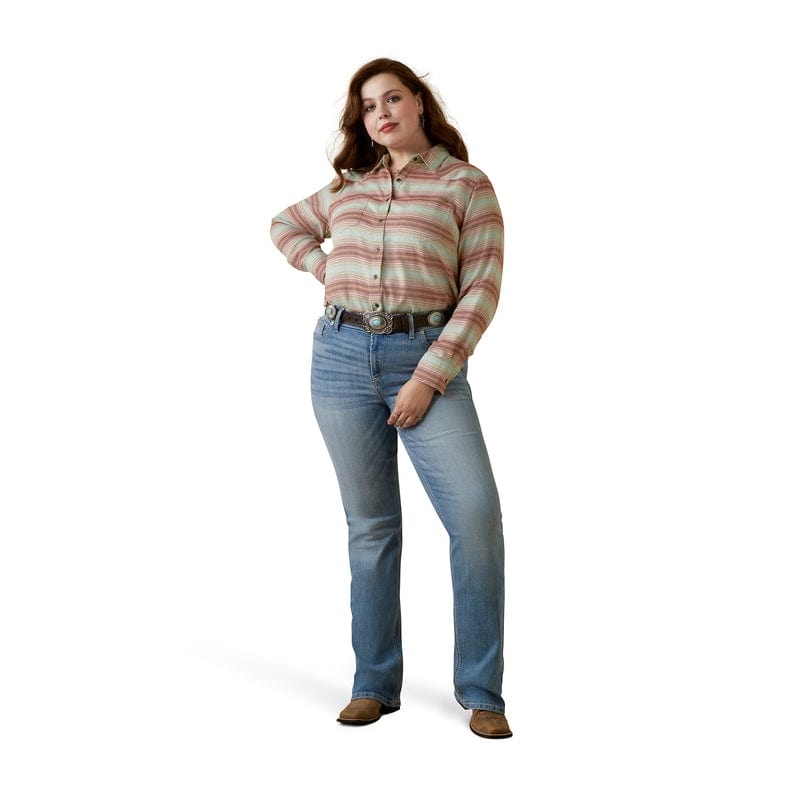 ARIAT INTERNATIONAL, INC. Shirts Ariat Women's REAL Billie Jean Sagebrush Serape Long Sleeve Shirt 10045044