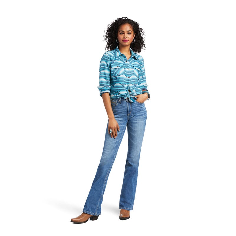 ARIAT INTERNATIONAL, INC. Shirts Ariat Women's REAL Wild Thunderbird Jacquard Long Sleeve Western Snap Shirt 10039843