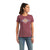 ARIAT INTERNATIONAL, INC. Shirts Ariat Women's Sol Burgundy Heather Short Sleeve T-Shirt 10040959