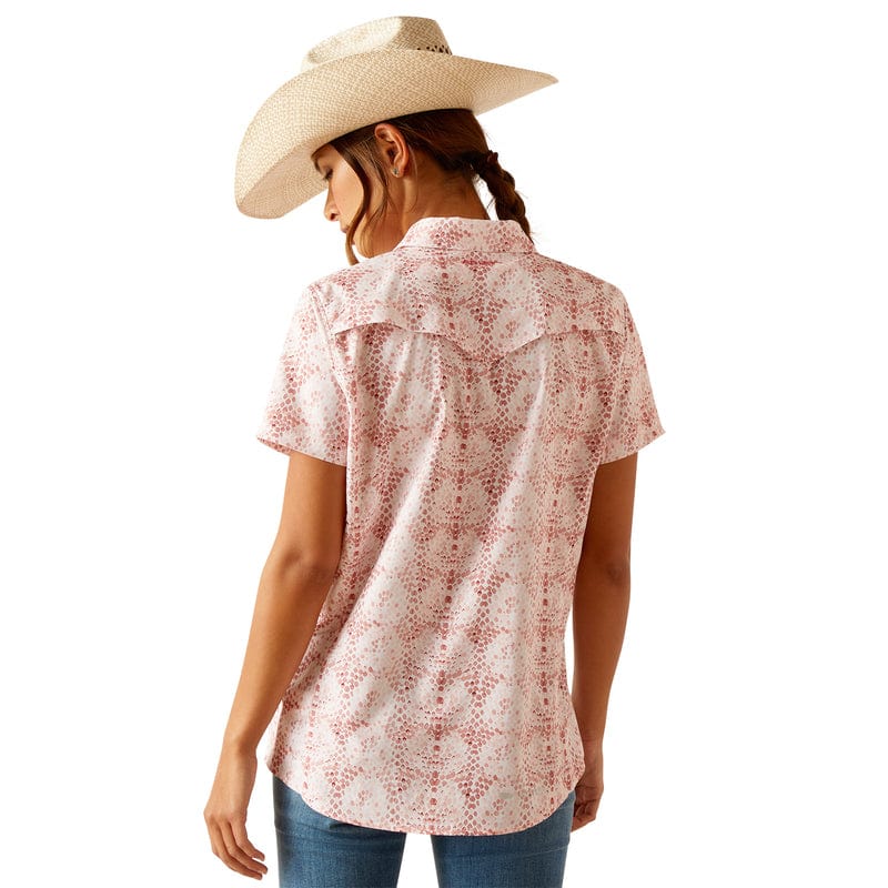 ARIAT INTERNATIONAL, INC. Shirts Ariat Women's VentTEK Brush Stroke Print Short Sleeve Western Shirt 10049068