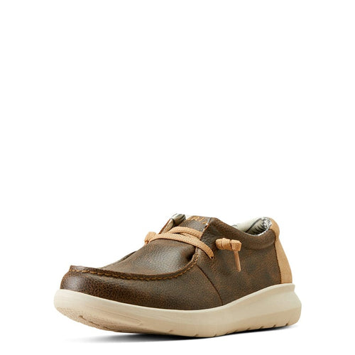 ARIAT INTERNATIONAL, INC. Shoes Ariat Men's Hilo Brody Brown & Tan Suede Slip On Shoes 10050976