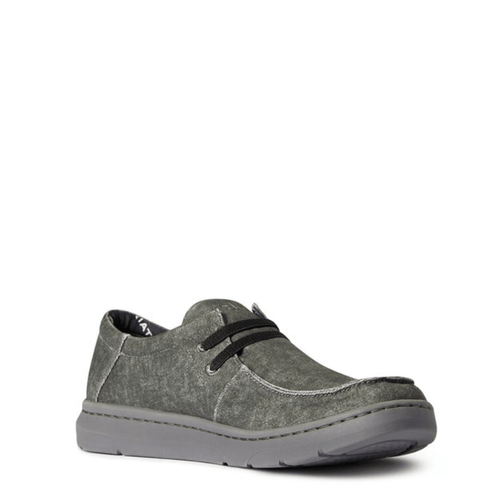 ARIAT INTERNATIONAL, INC. Shoes Ariat Men's Hilo Charcoal Canvas Slip On Shoes 10038391