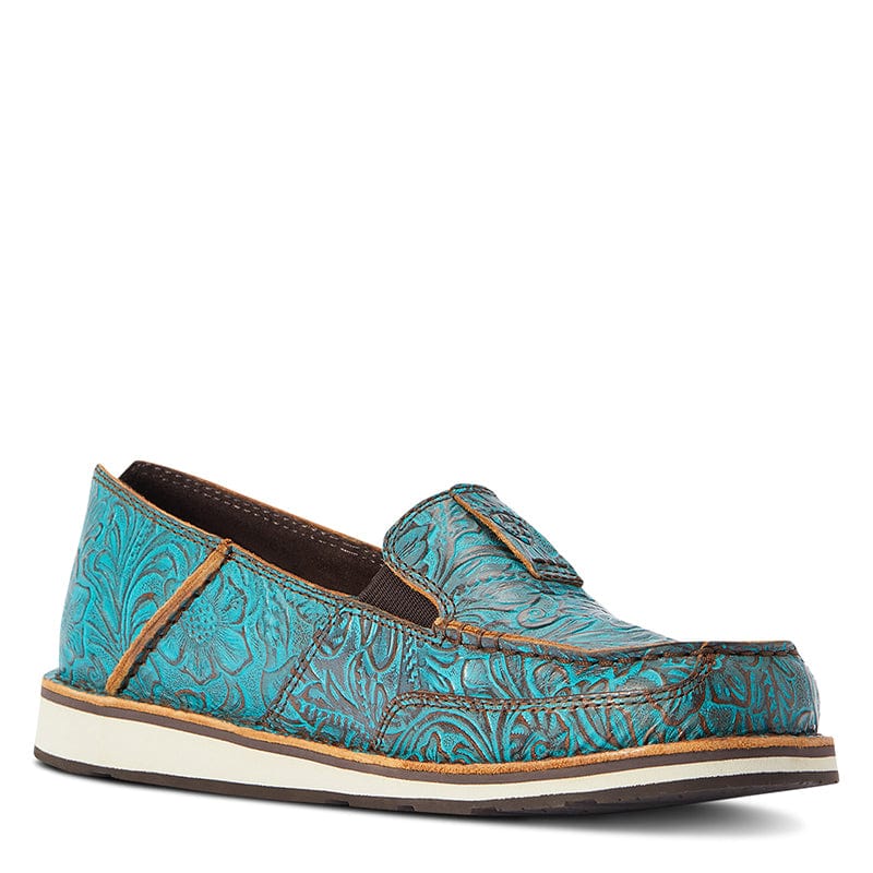 ARIAT INTERNATIONAL, INC. Shoes Ariat Women's Cruiser Brushed Turquoise Floral Embossed Shoes 10042526