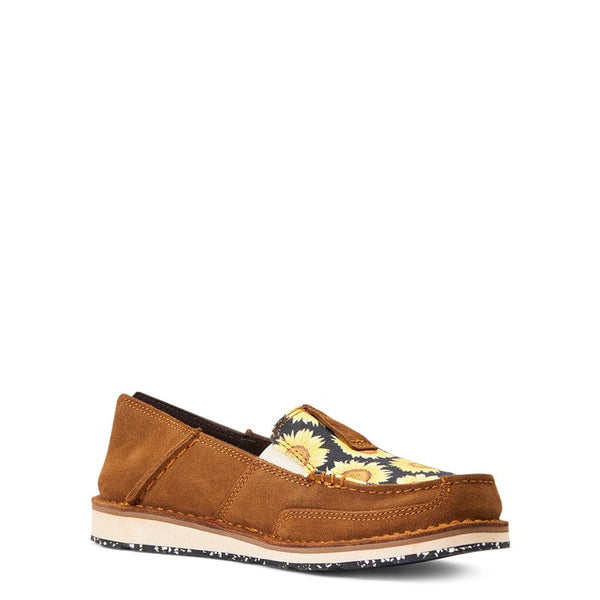 Ariat Women's Cruiser Slip On Shoes In Black & Red Aztec In Multi