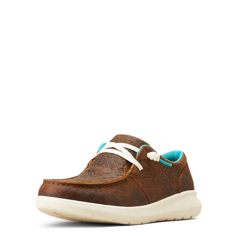 ARIAT INTERNATIONAL, INC. Shoes Ariat Women's Hilo Brown Blanket Embossed Stretch Shoes 10047015