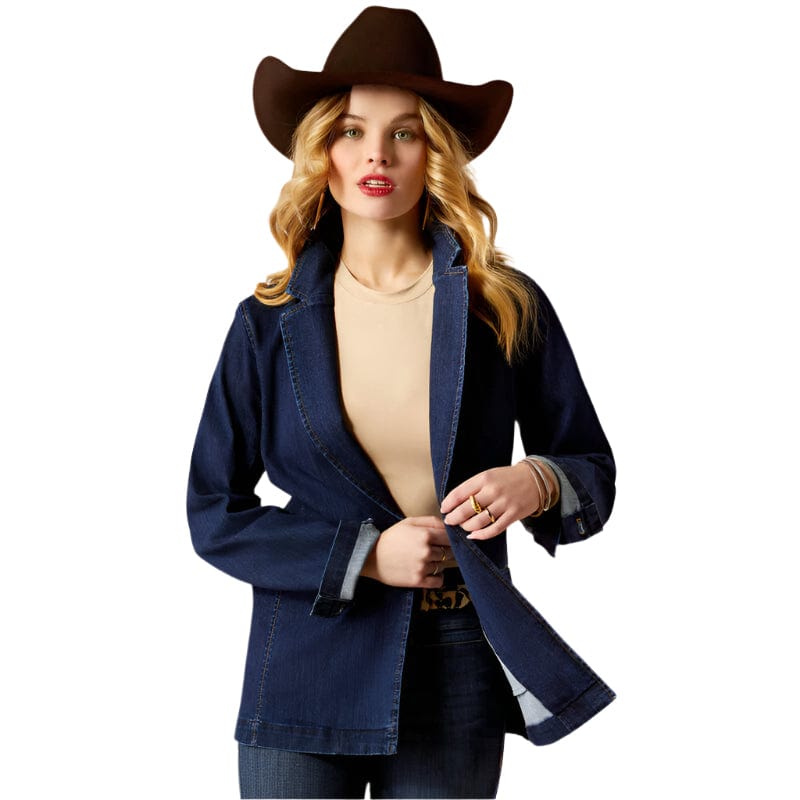 ARIAT Jacket Ariat Women's Midnight Denim Blazer 10053928