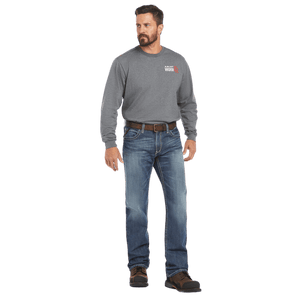 ARIAT Jeans Ariat Men's FR M4 Glacier Relaxed Ridgeline Boot Cut Jeans 10018365