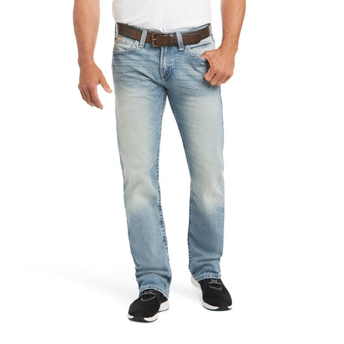 ARIAT Jeans Ariat Men's M7 Rocker Stretch Stirling Shasta Stackable Straight Leg Jeans 10031997