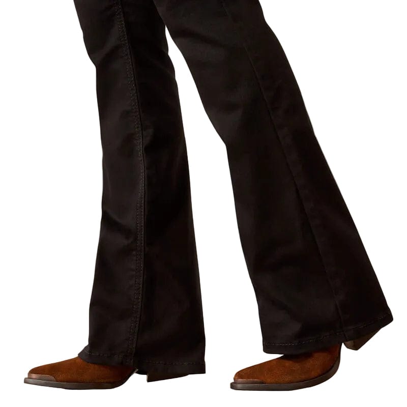 ARIAT Jeans Ariat Women's Black Perfect Rise Ella Boot Cut Jeans 10053533