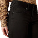 ARIAT Jeans Ariat Women's Black Perfect Rise Ella Boot Cut Jeans 10053533