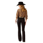 ARIAT Jeans Ariat Women's Black Perfect Rise Ella Boot Cut Jeans 10053533