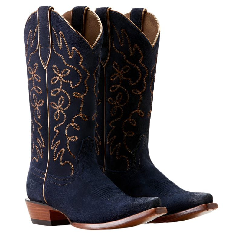 ARIAT Ladies - Boots - Western Ariat Women's Jukebox Blue Suede Western Boot 10053793