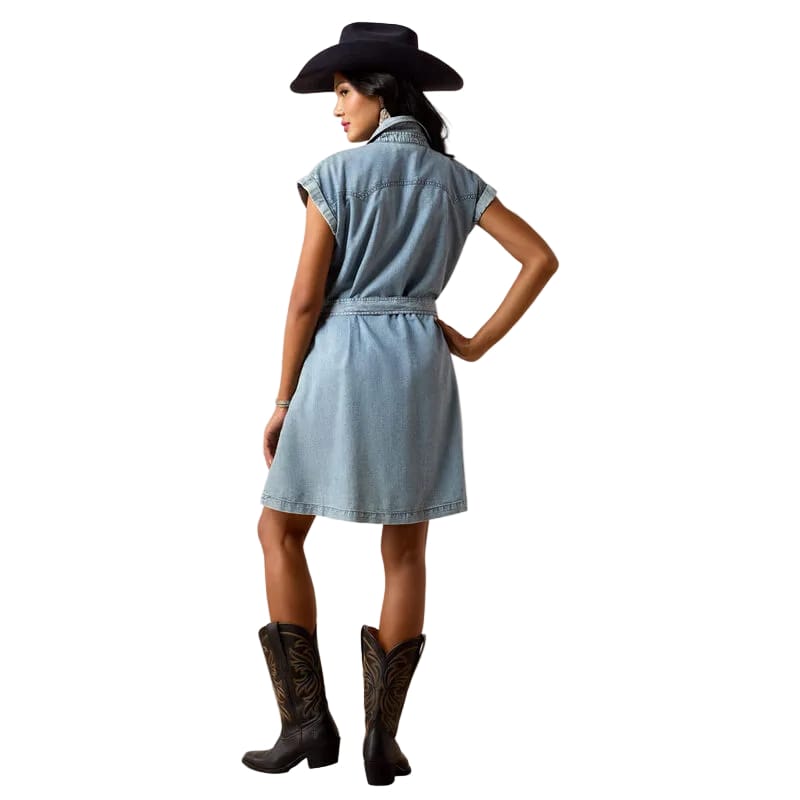 Ariat Women's Medium Blue Denim Hampton Dress 10073513  Russell's Western  Wear, Inc.
