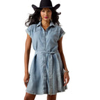 ARIAT Ladies - Dress Ariat Women's Medium Blue Denim Hampton Dress 10073513