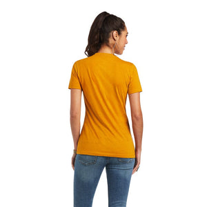 ARIAT Ladies - Shirt - Tee Ariat Women's Let's Rodeo Buckhorn Heather Short Sleeve T-Shirt 10040961