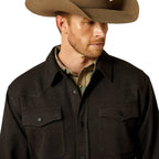 ARIAT Outerwear Ariat Men's Black Cattleman Shirt Jacket 10062440