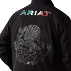 ARIAT Outerwear Ariat Men's Black Pioneer Stretchshell Mexico Jacket 10062577