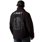 ARIAT Outerwear Ariat Men's Black Pioneer Stretchshell Mexico Jacket 10062577