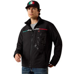 ARIAT Outerwear Ariat Men's Black Pioneer Stretchshell Mexico Jacket 10062577