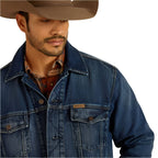 ARIAT Outerwear Ariat Men's Blanket Lined Denim Trucker Jacket 10051865
